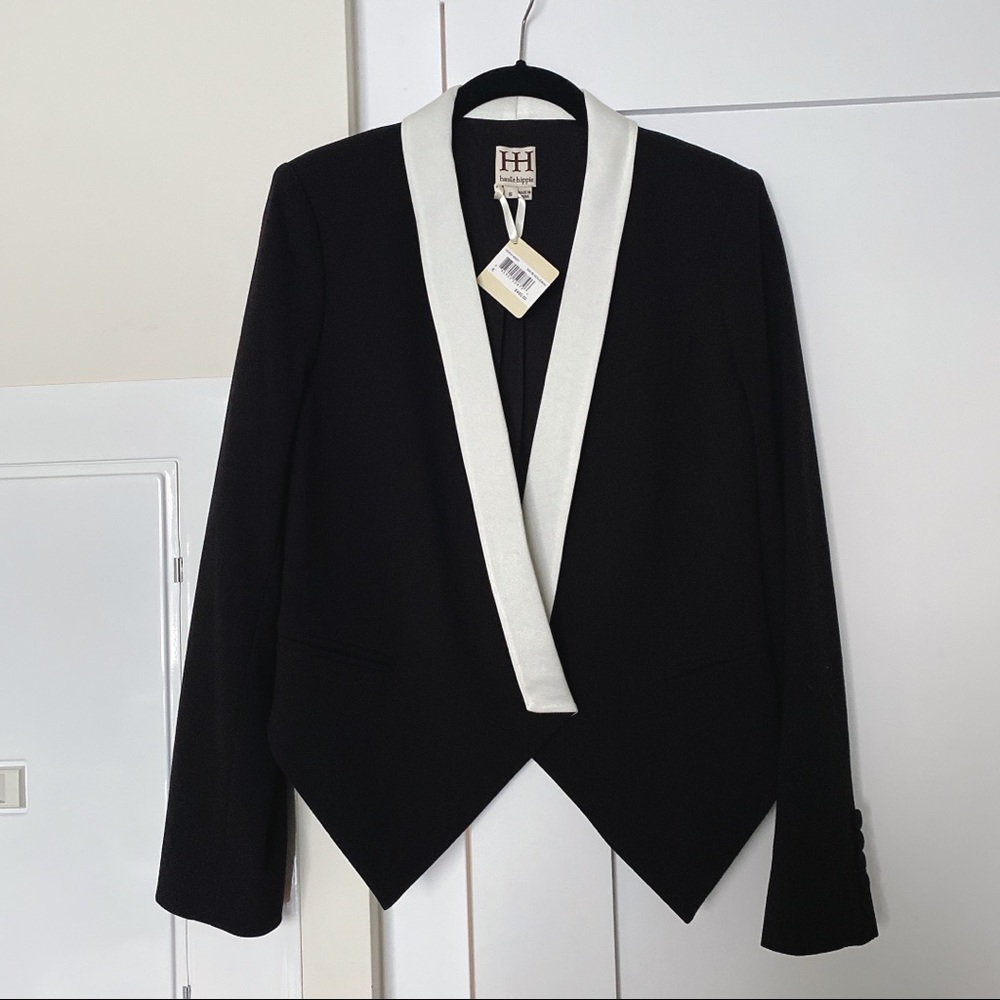 Size6 Haute Hippie Tuxedo Blazer